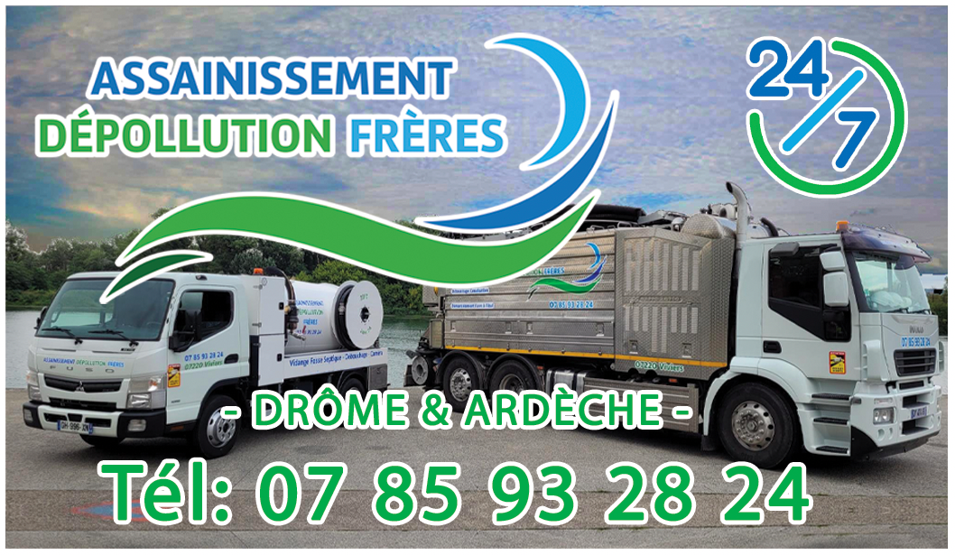 Assainissement individuel et collectif pour particuliers, entreprises et communes. Devis au meilleur prix sur secteur de Viviers Privas Montélimar Dieulefit